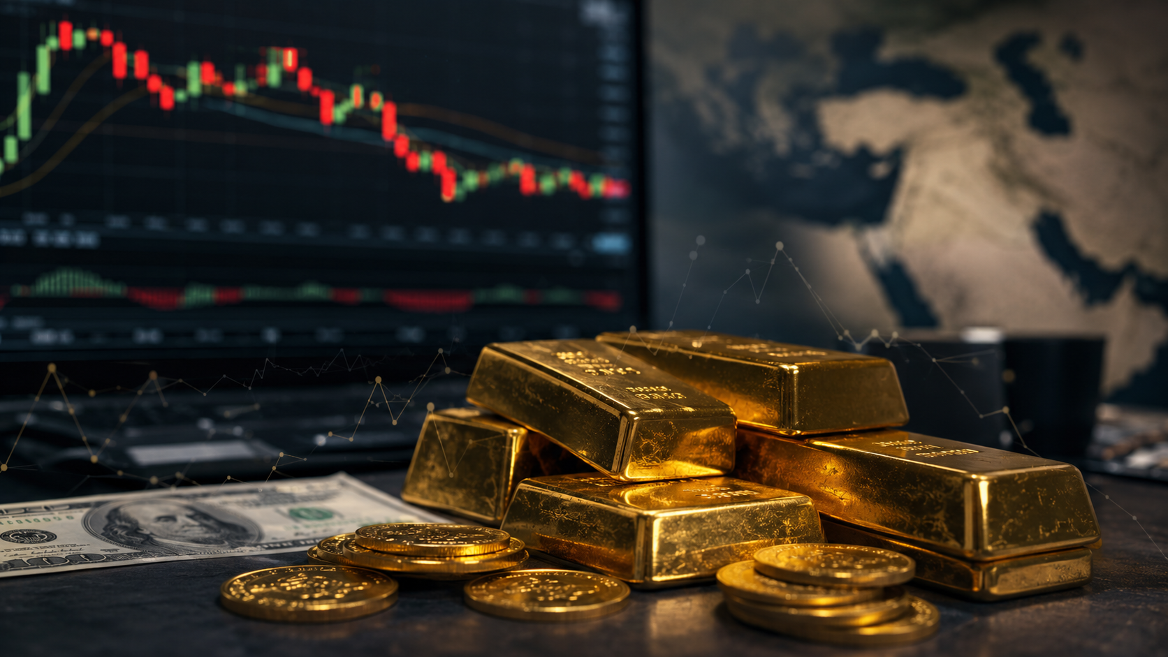 Gold Holds Near 11-Week Low as Middle East Tensions Cool and Traders Await US Inflation Data